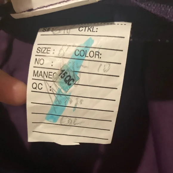 Mori Lee bridesmaid dress, size 8, purple, never worn, - Picture 5 of 6